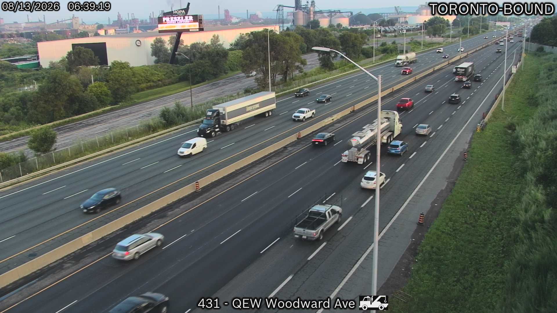 QEW near Woodward Avenue