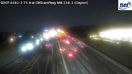 GDOT-0082: I-75 N at CWGrantPkwy MM 238.2 (Clayton)