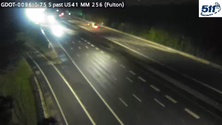 GDOT-0096: I-75 S past US41 MM 256.1 (Fulton)