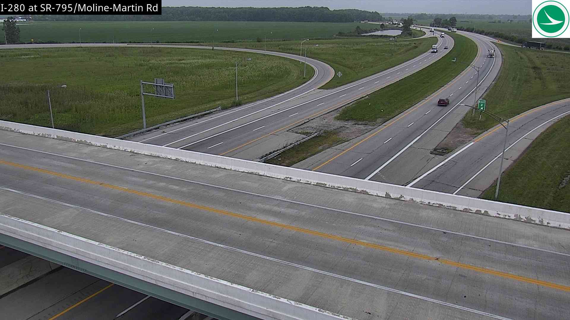 I-280 at SR-795/Moline-Martin Rd