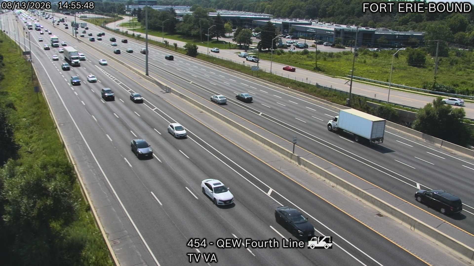 QEW near Fourth Line