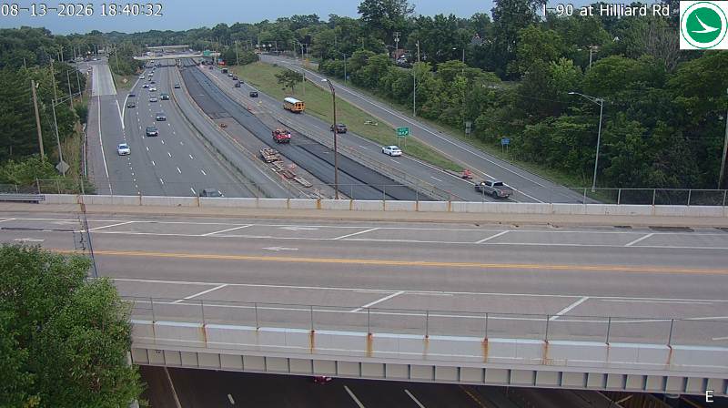 I-90 at Hilliard Rd