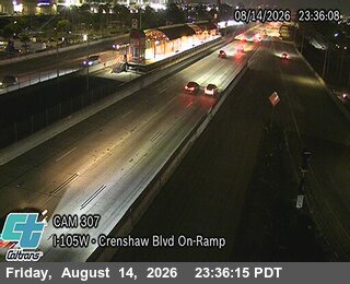 I-105 : (307) Crenshaw Blvd On-Ramp