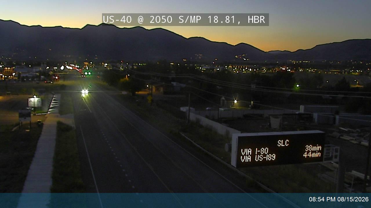 US-40 @ 2050 S / MP 18.81, HBR                                                                      