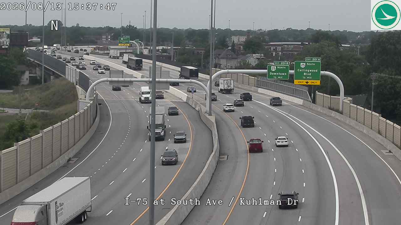 I-75 at South Ave / Kuhlman Dr