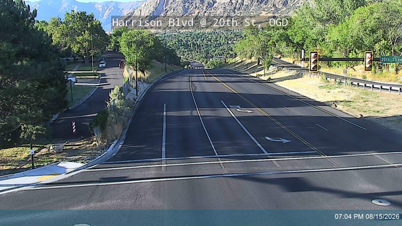 Harrison Blvd / 1200 E / SR-203 @ 20th St, OGD                                                      