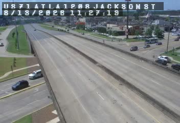 US 71 at LA 1208 ( Jackson St.)