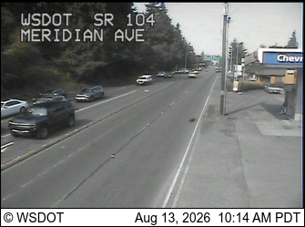 SR 104 at MP 28.8: Meridian Ave