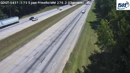 GDOT-0451: I-75 S past PriestRd MM 276 (Cherokee)
