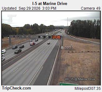 I-5 at Marine Drive