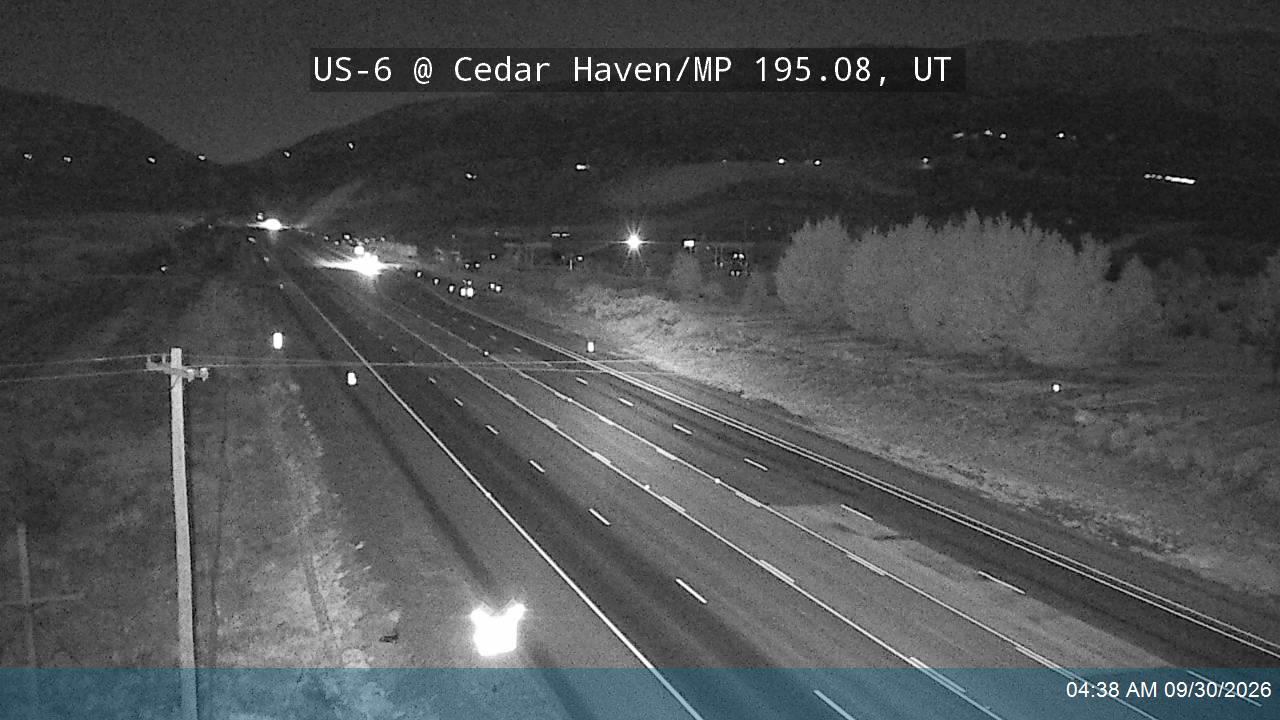 US-6 @ Cedar Haven / Sheep Creek Rd / MP 195.08, UT