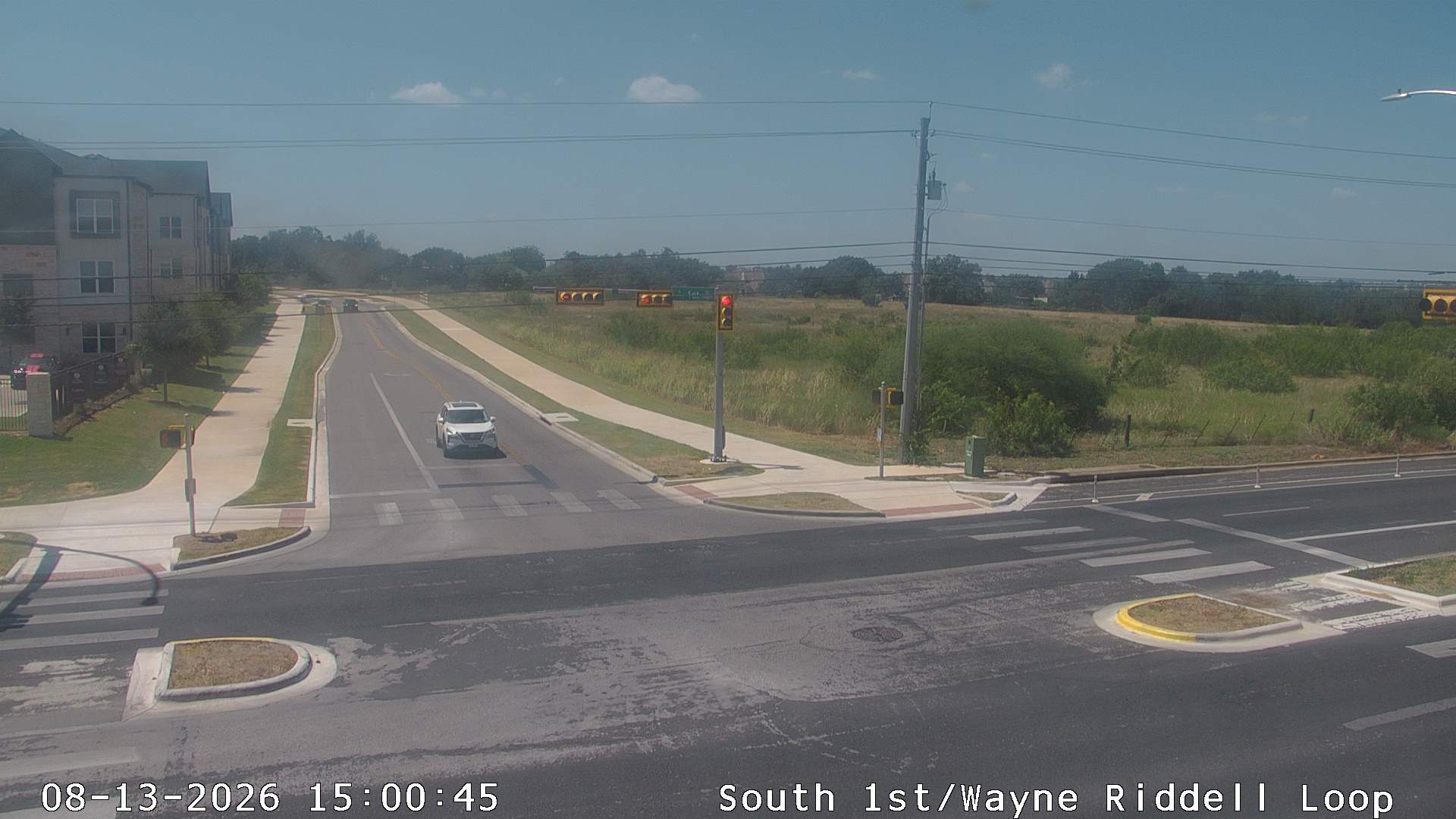  1ST ST / 1ST ST (Akins High School - Main Entrance)
