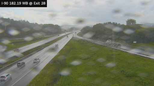 I-90 MP 182.19 WB at Interchange 28 (Fultonville)