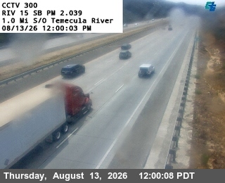 I-15 : (300) 1.0 mi S/O Temecula River