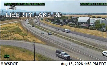 I-90 at MP 296.2: Liberty Lake Rd