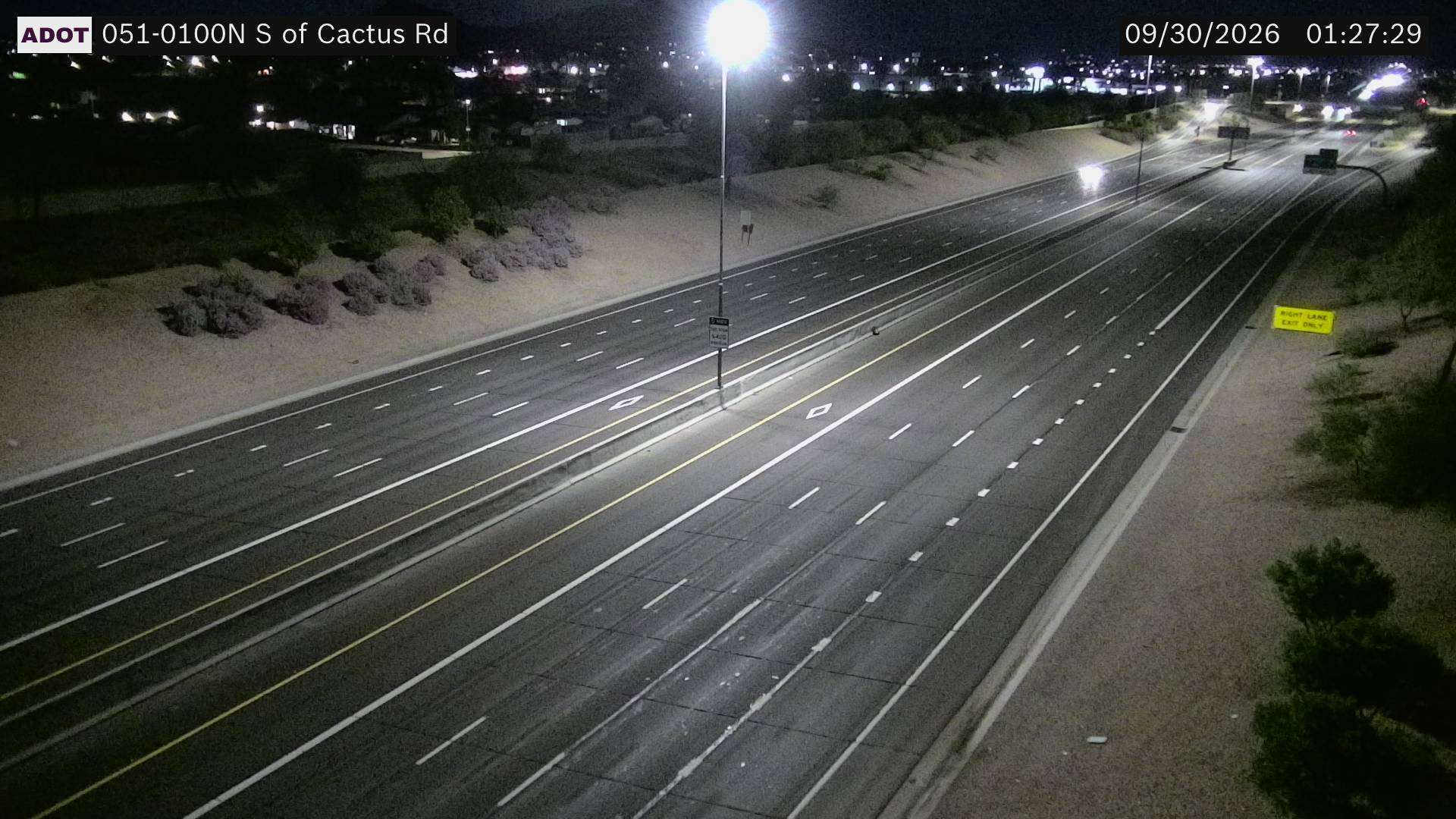 SR-51 @S of Cactus Rd