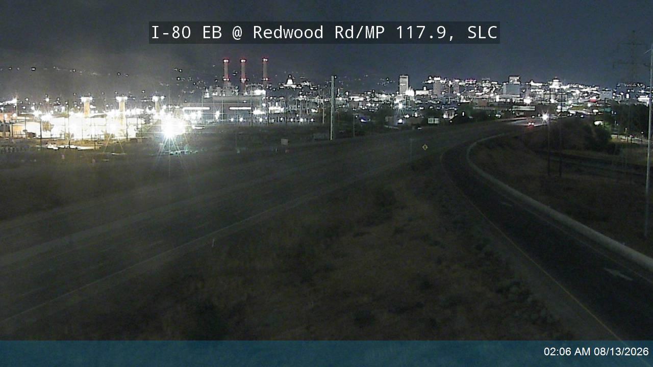I-80 EB @ Redwood Rd / SR-68 / MP 117.9, SLC