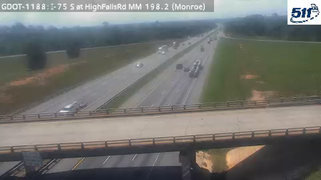 GDOT-1188: I-75 S at HighFallsRd MM 197.8 (Monroe)