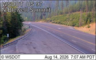 US 97 at MP 163.8: Blewett Pass Summit