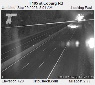 I-105 at Coburg Rd