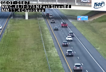 GDOT-0567: I-575 N past SixesRd MM 11.4 (Cherokee)