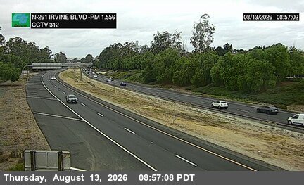 SR-261 : (312) 70 Meters South of Irvine Boulevard Overcross