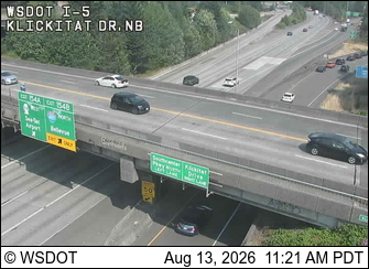 I-5 NB at MP 154.1: Klickitat Dr