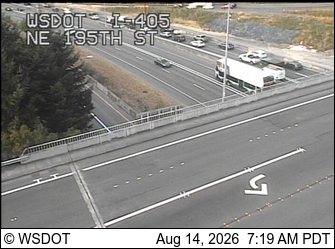 I-405 at MP 24.5: NE 195th St