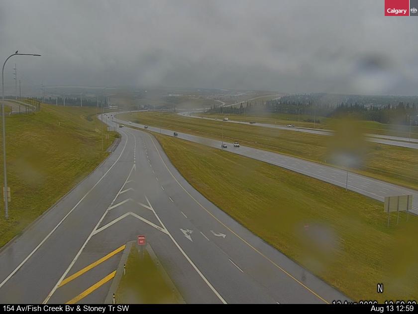 Hwy 201: Stoney Trail at Fish Creek SW