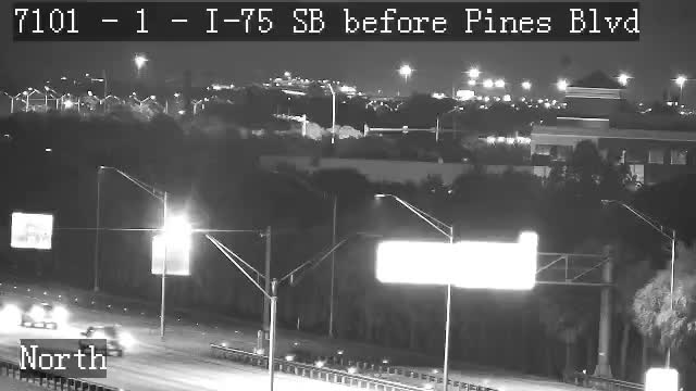 I-75 SB before Pines Blvd
