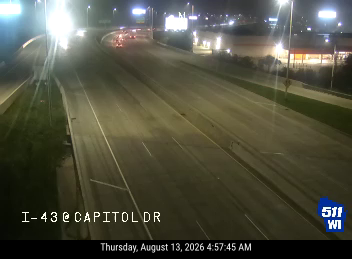 I-43  - I-43 at Capitol Dr