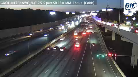 GDOT-0473: I-75 S past SR280 MM 261.1 (Cobb)