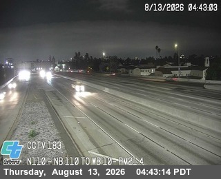 I-110 : (183) NB 110 to WB 10