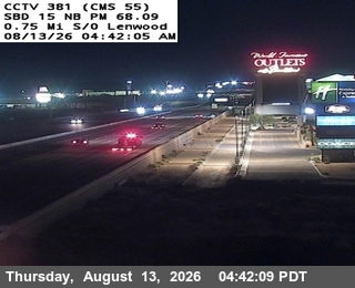 I-15 : (381) 0.75 mi s/o Lenwood Road