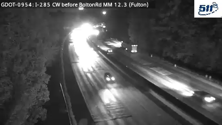 GDOT-0954: I-285 CW before BoltonRd MM 12.3 (Fulton)