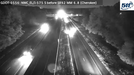 GDOT-0556: I-575 S before SR92 MM 6.8 (Cherokee)