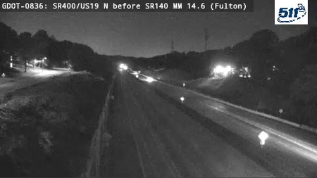 GDOT-0836: SR400/US19 N before SR140 MM 14.6 (Fulton)