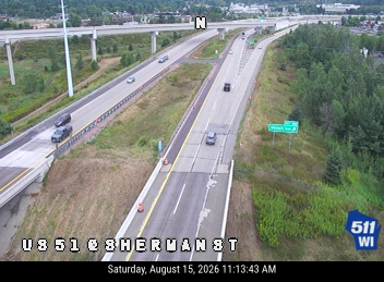 US 51  - US 51 at Sherman St