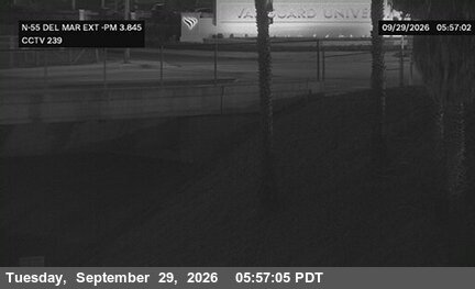 CA-55 - SR-55 : (239) Del Mar Avenue Exit - South