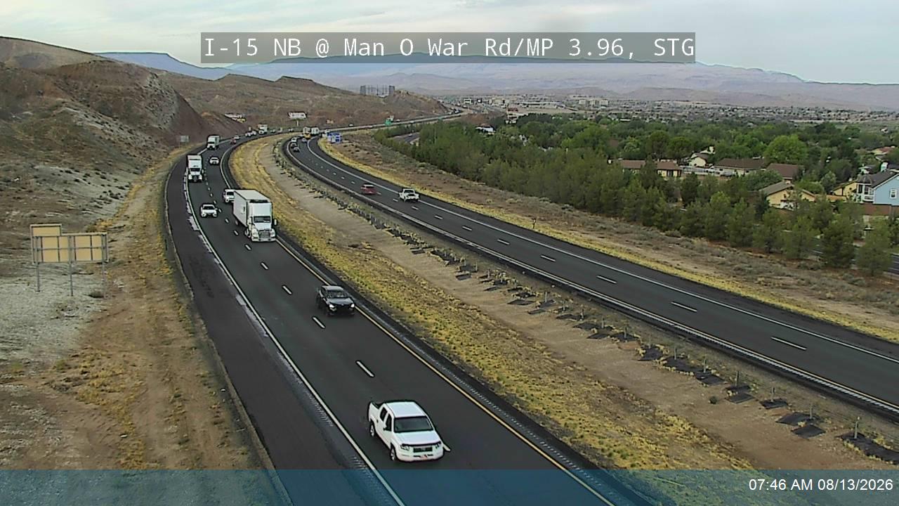 I-15 NB @ Man O War Rd / MP 3.96, STG