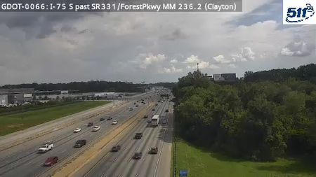 GDOT-0066: I-75 S past SR331/ForestPkwy MM 236.4 (Clayton)