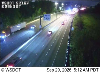 SR 167 at MP 25.7: S 22nd St