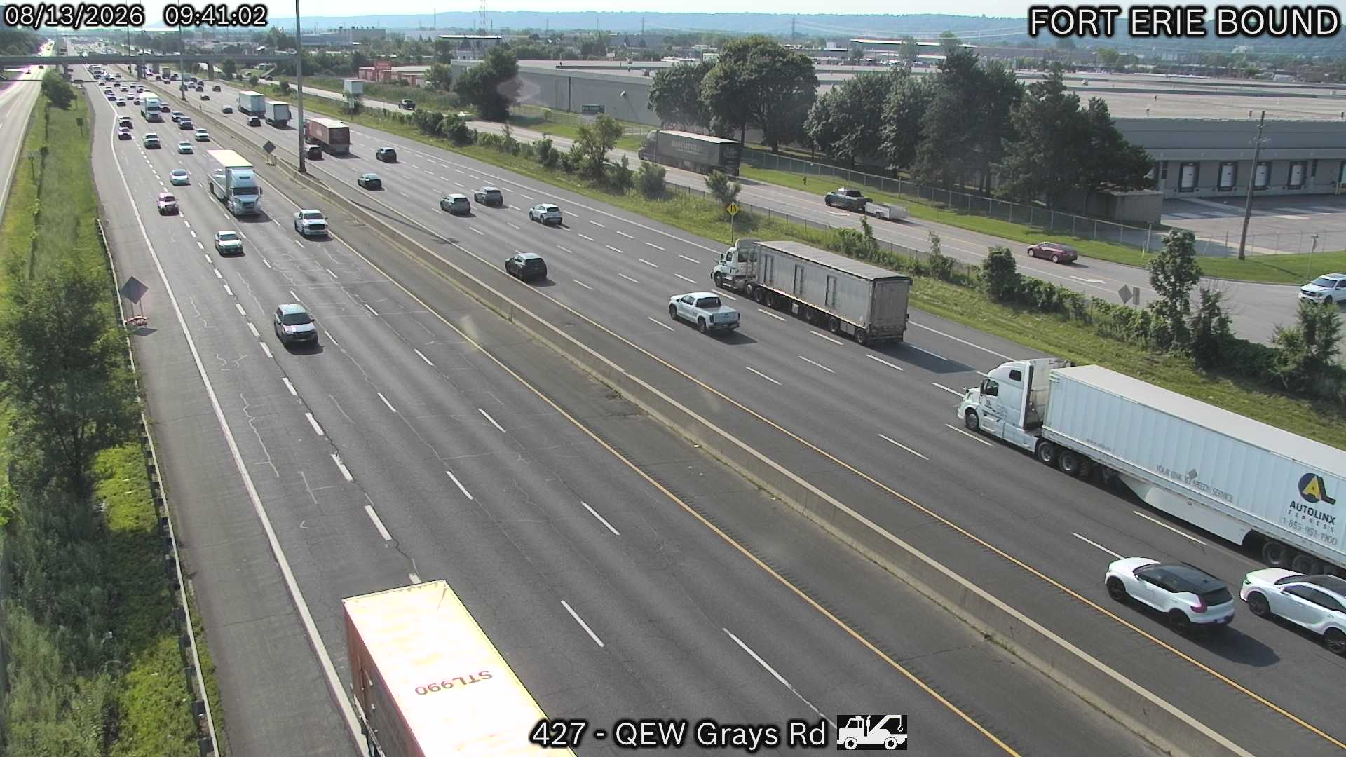 QEW near Grays Road