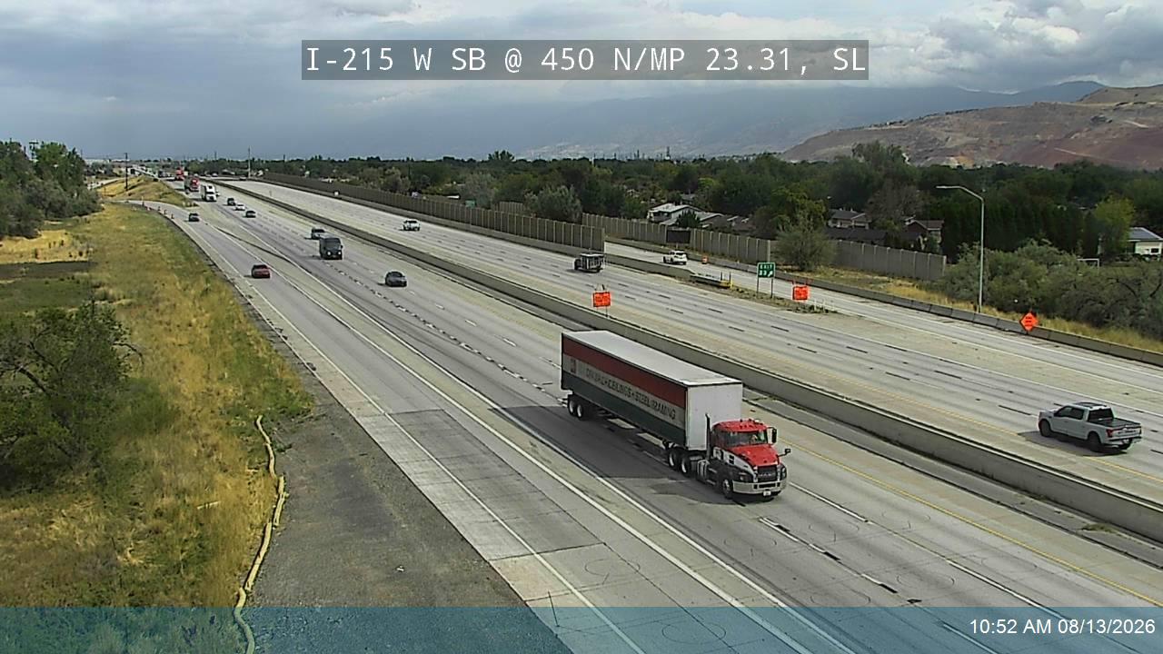 I-215 W SB @ 450 N / MP 23.31, SLC