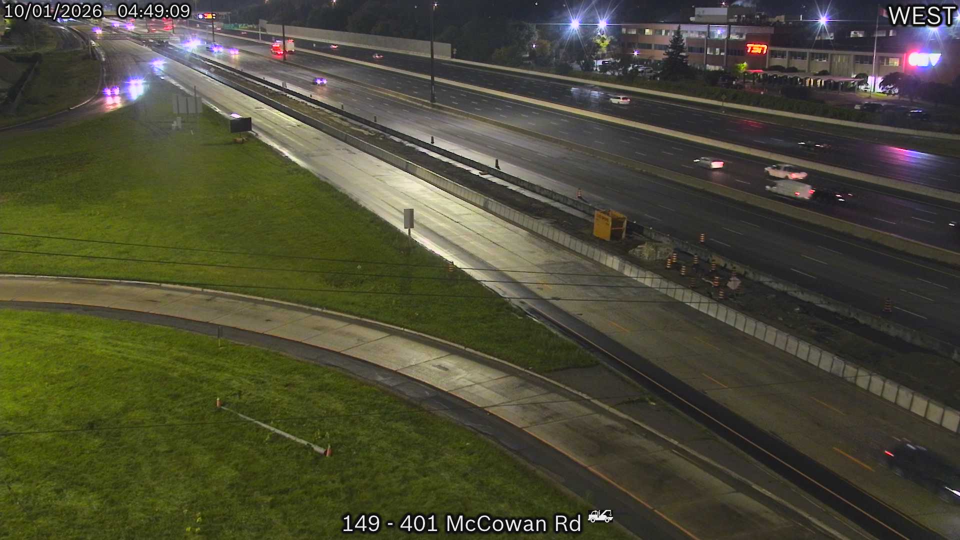 Highway 401 at McCowan Road