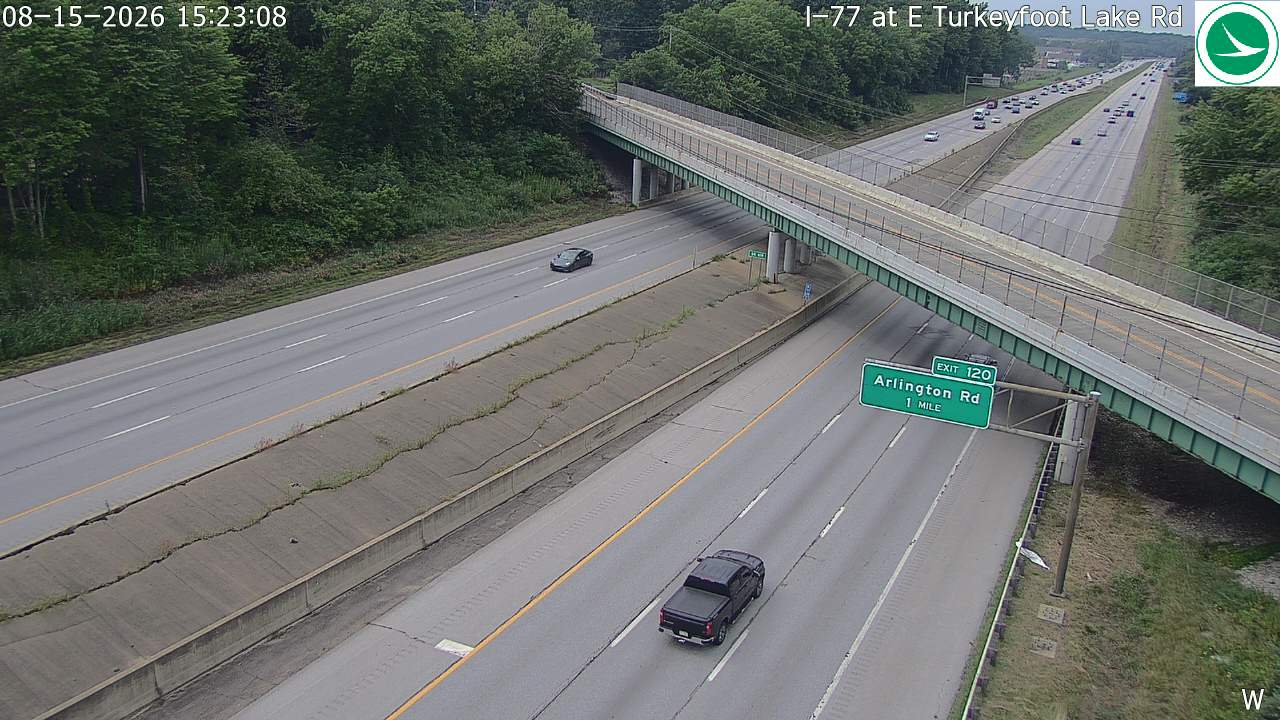 I-77 at E Turkeyfoot Lake Rd