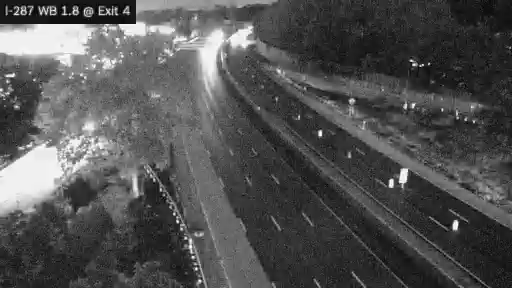 I-287 MP 001.80 WB at Interchange 4 (Knollwood Road)
