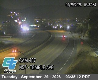 CA-57 - SR-57 : (487) Temple Ave - North