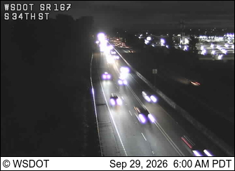 SR 167 at MP 25: S 34th St