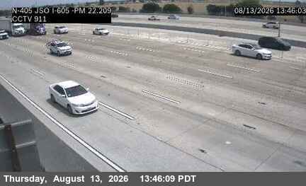 I-405: (911)  NB JSO I-605